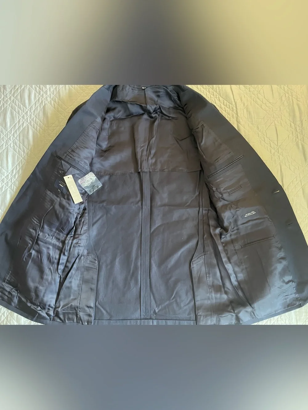 J. CREW Ludlow Slim-fit suit jacket in Japanese cotton chino Navy 40L $398 CQ521
